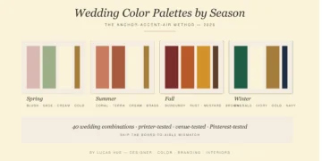 wedding color palette