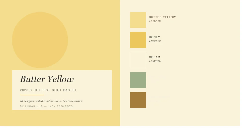 Butter Yellow Color Palette: 15 Combos That Actually Works