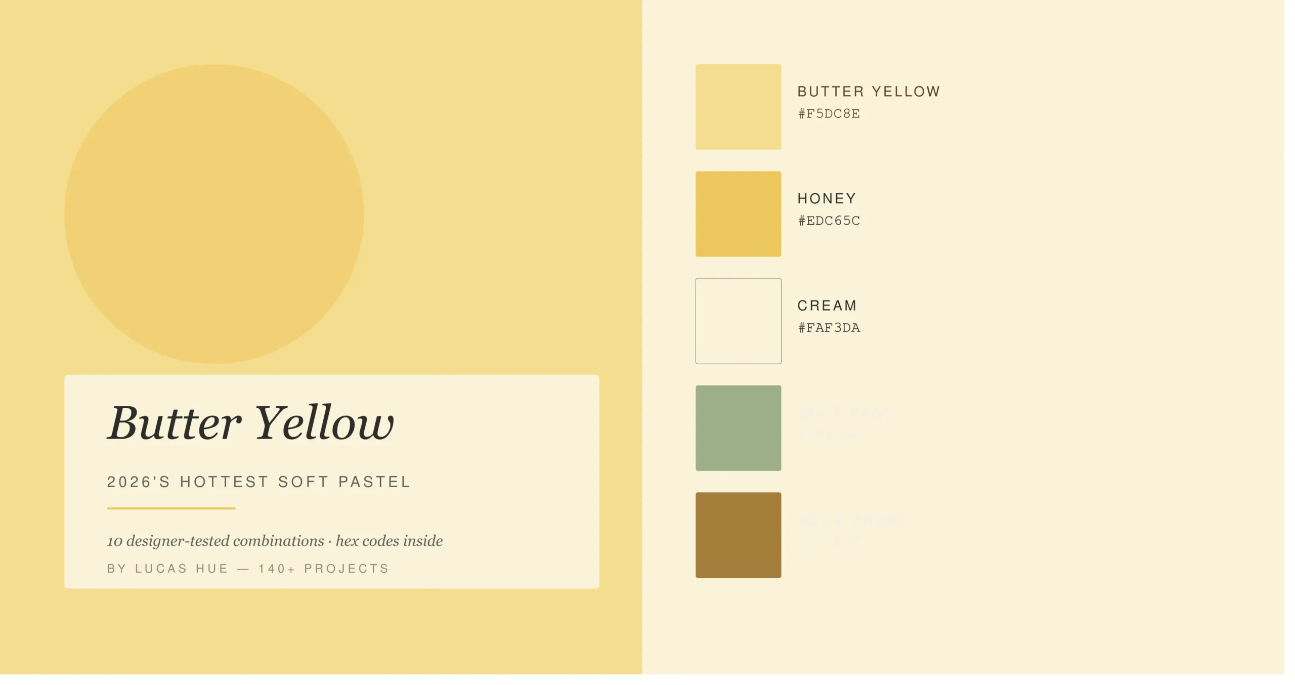 Butter Yellow Color Palette: 15 Combos That Actually Works