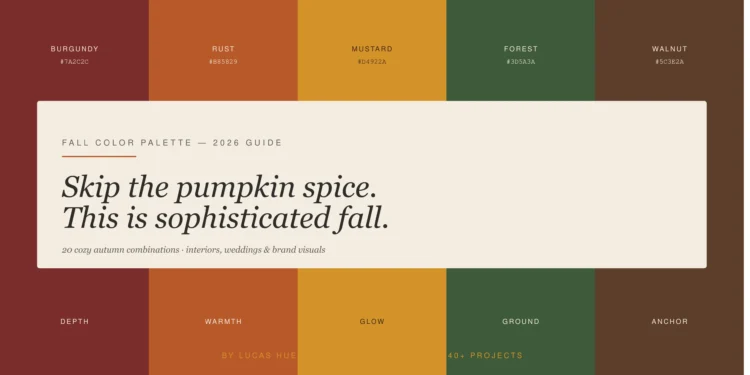fall color palette