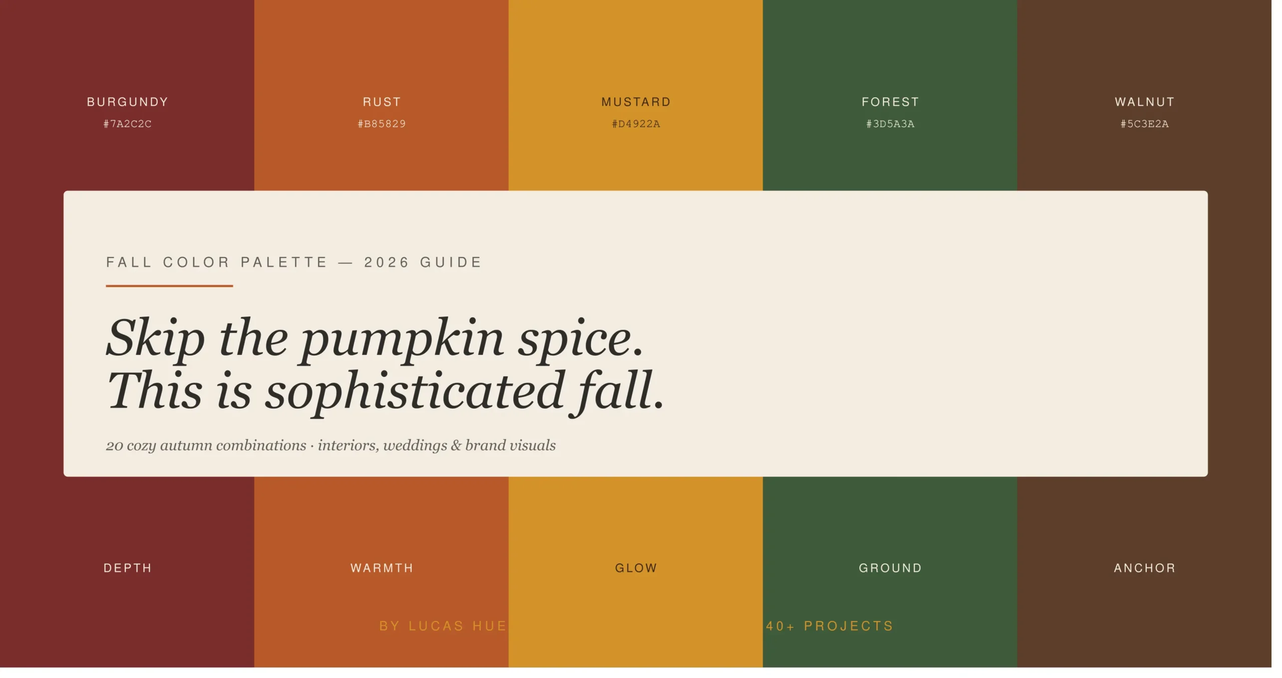 Fall Color Palette Guide: 7 Combos That Actually Works