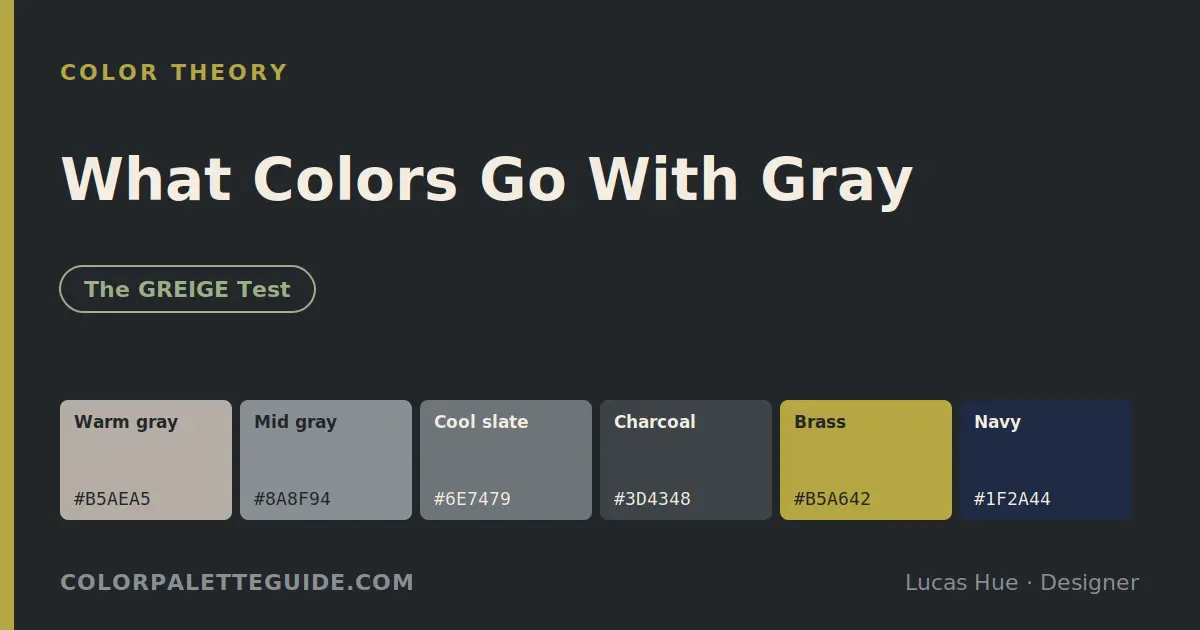 What Colors Go With Gray? 27 Designer Pairings That Don’t Look Sad